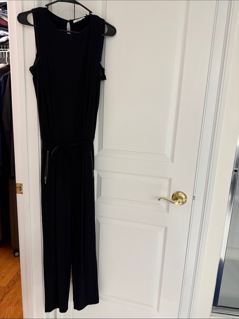Classic Black Sleeveless Jumpsuit